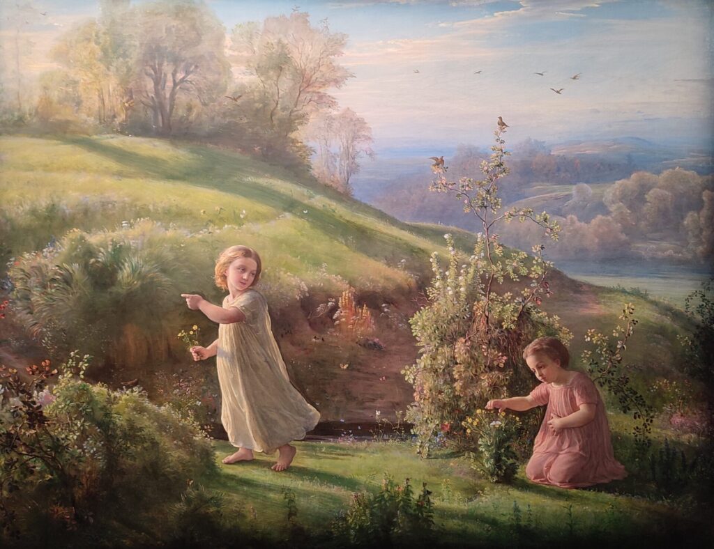 Le printemps, Poème de l'âme, huile sur toile, Louis Janmot, 1850