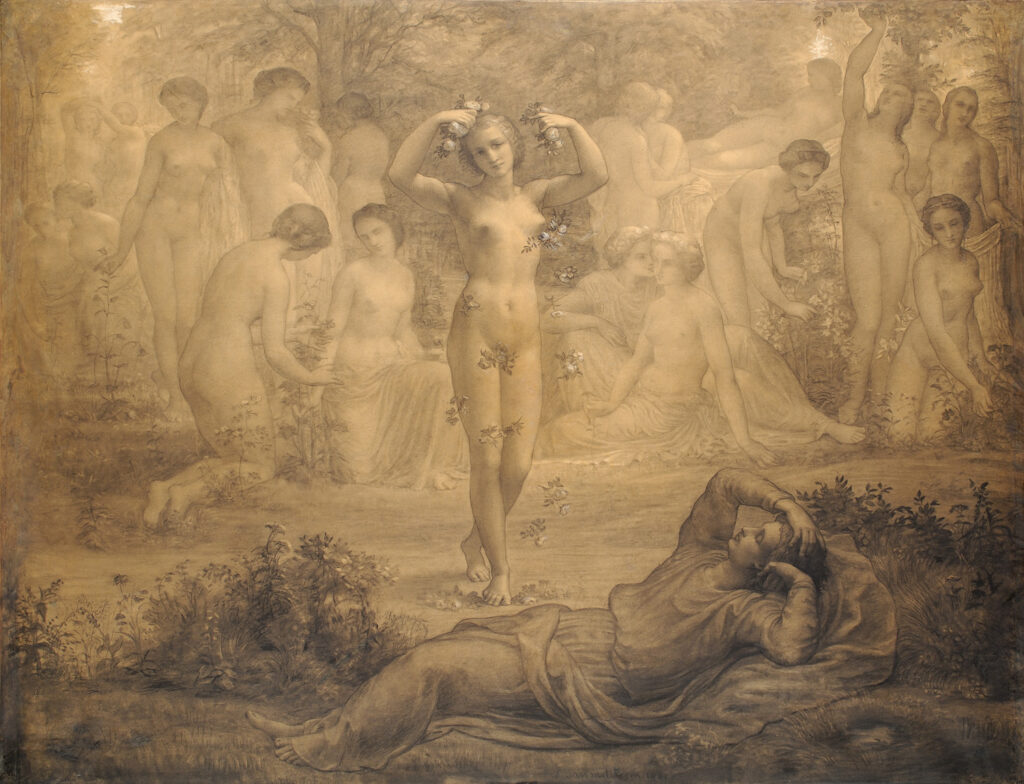 Rêve de feu, III, Louis Janmot, 1861