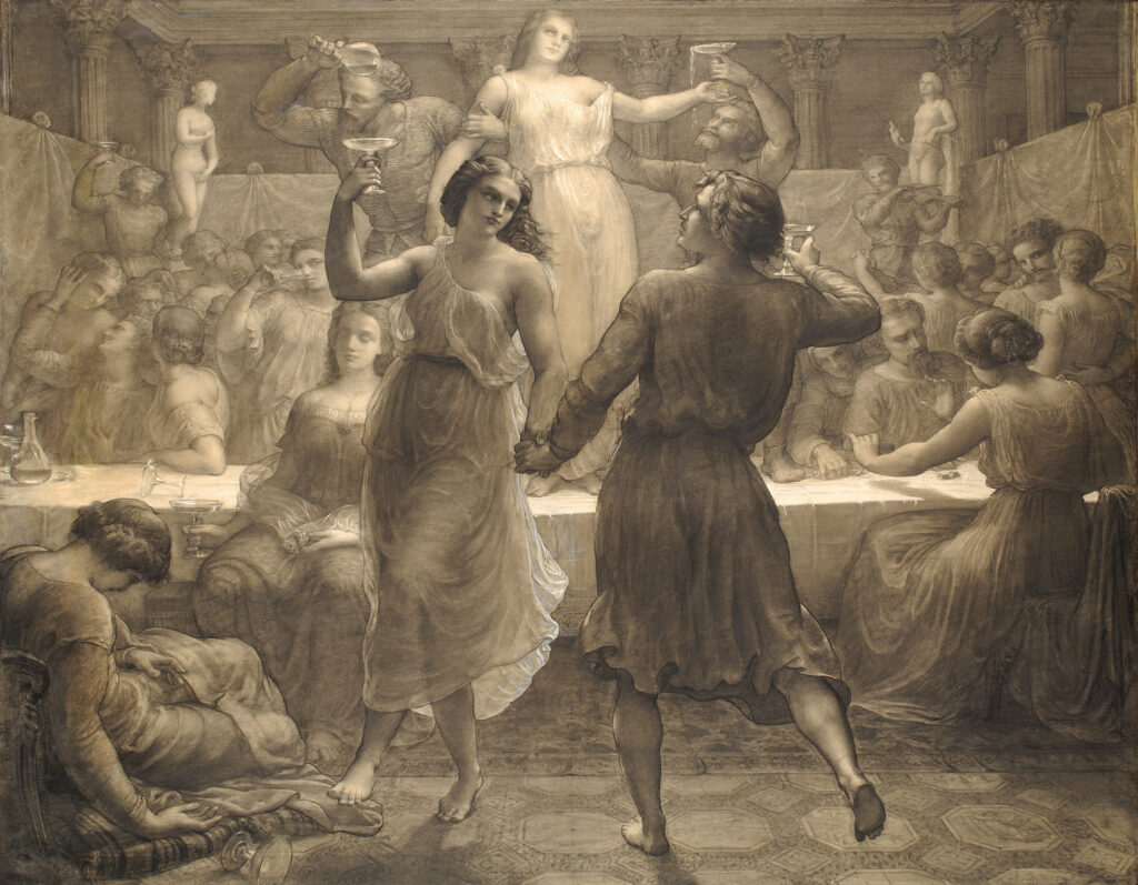 L'Orgie, VIII, Poème de l'âme, Louis Janmot, 1867