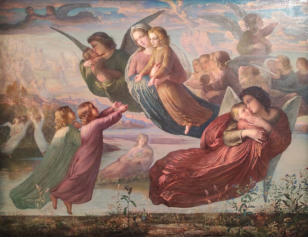 Souvenir du ciel, Poème de l'âme, Louis Janmot,huile sur toile, 1835-1847