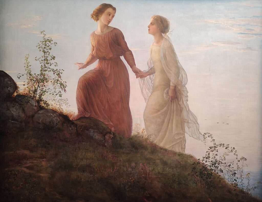 Sur la montagne, XIV, Poème de l'âme, Louis Janmot, 1851