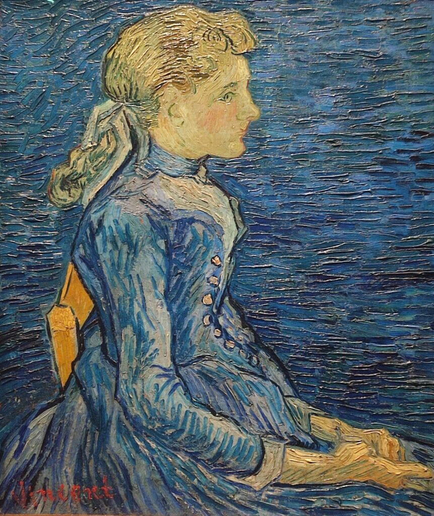 Adeline Ravoux, juin 1890, huile sur toile, 73, 7 x 54,7 cm